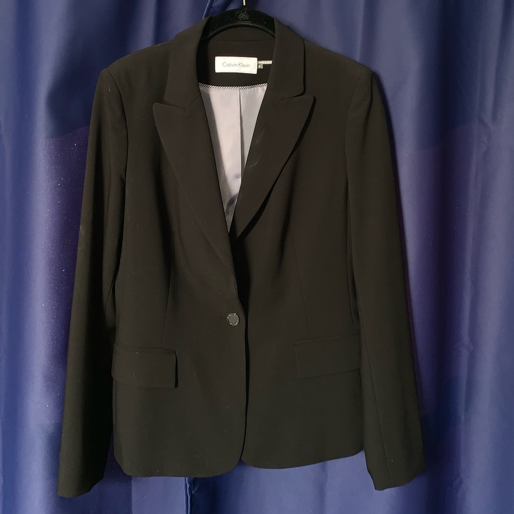 Women's Black Calvin Klein Blazer